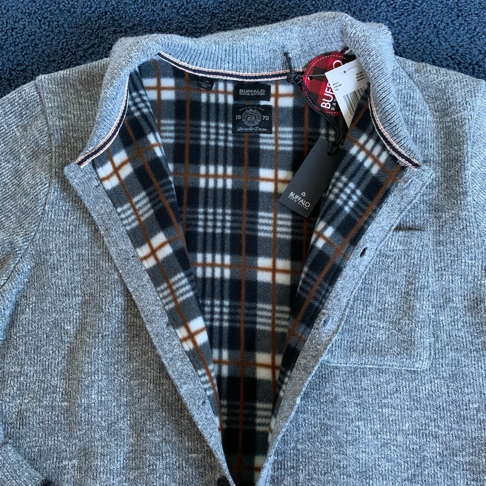 Buffalo David Bitton Gray Men's Jacket Size L $35